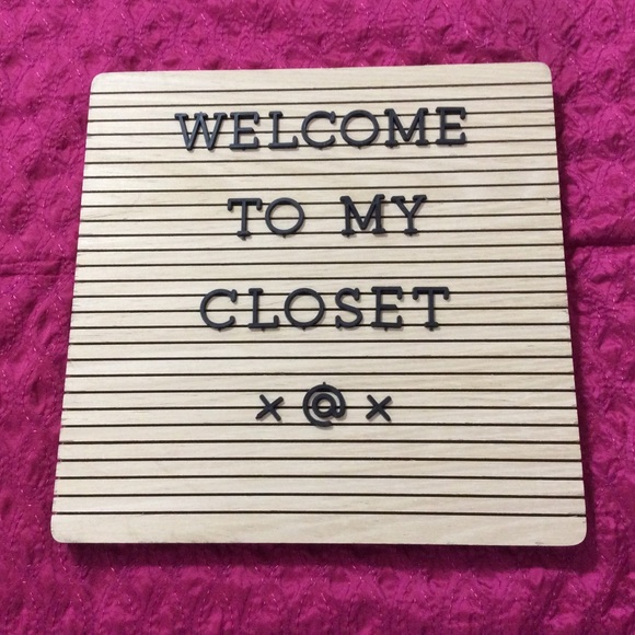 Other - Welcome To My Closet